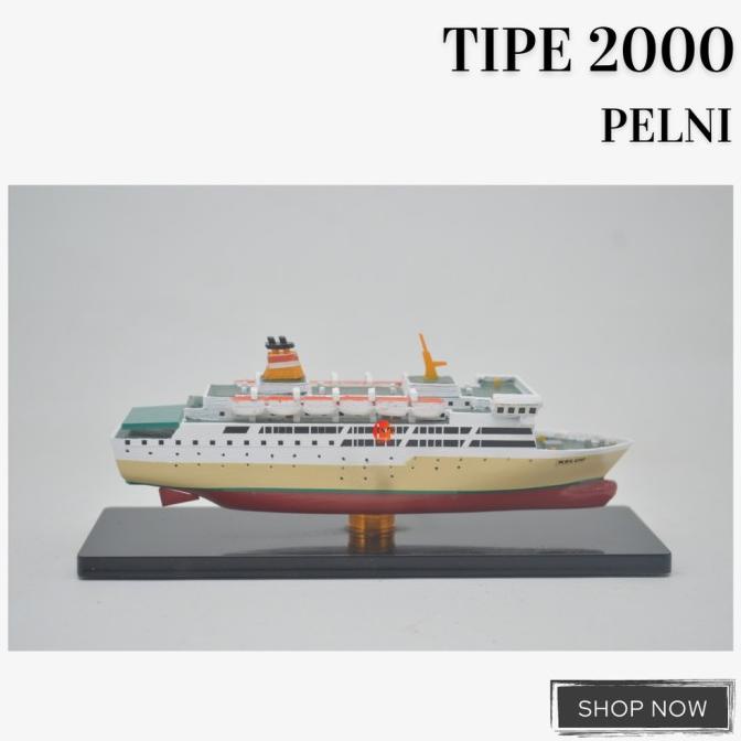 Murah Miniatur Kapal Pelni/ Souvenir/ Pajangan Kapal/ Replika Kapal