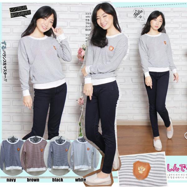 KAOS SWEATER IMPORT WANITA PAKAIAN WANITA DEWASA