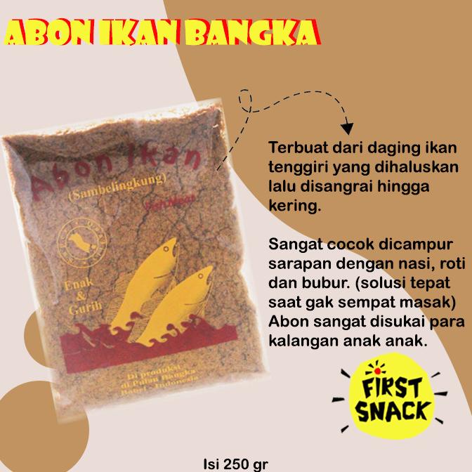 

Abon ikan Tenggiri asli Bangka 250 gram