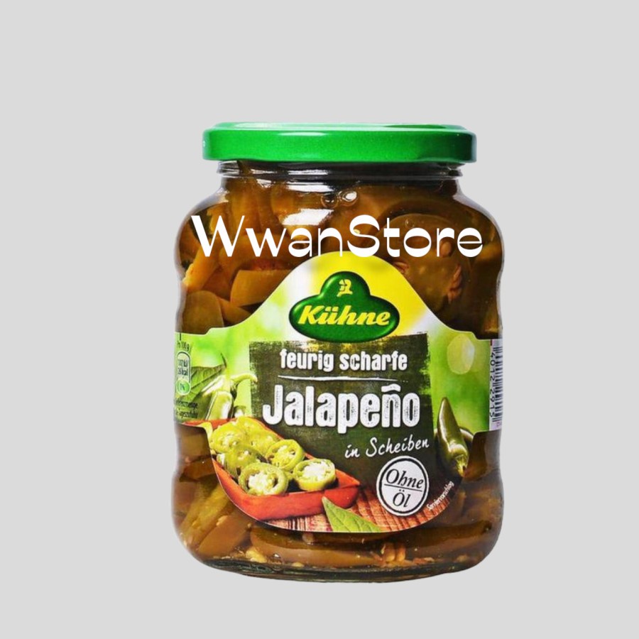 Kuhne Jalapeno Peppers 375ml