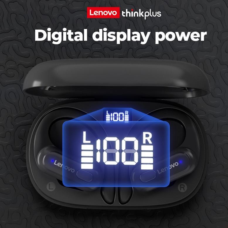 NEW ARRIVAL LENOVO THINKPLUS XT60 TWS WIRELESS HEADSET BLUETOOTH 5.3 EARPHONE NOISE REDUCTION HIFI S