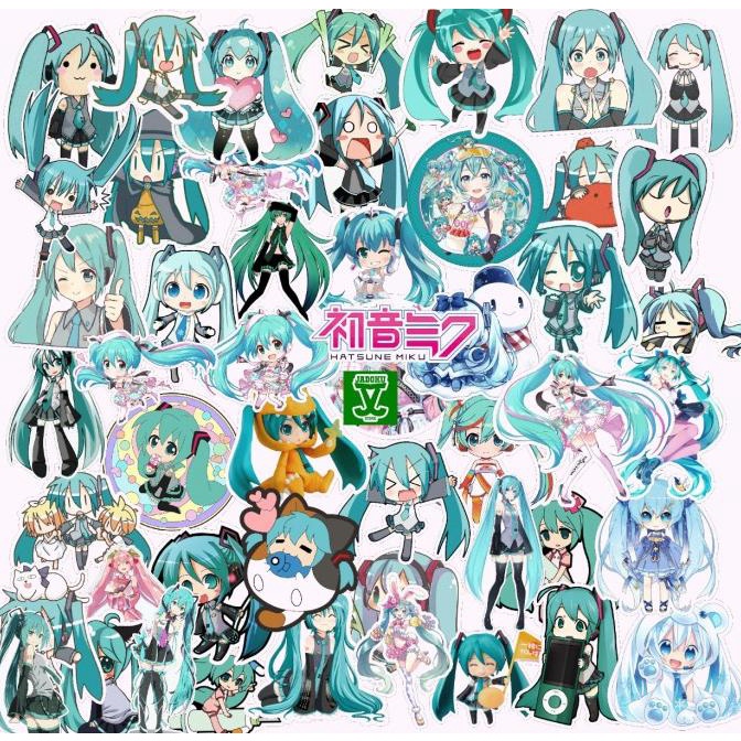 

6,6 50Pcs Stiker Stickers Anime Vocaloid Hatsune Miku