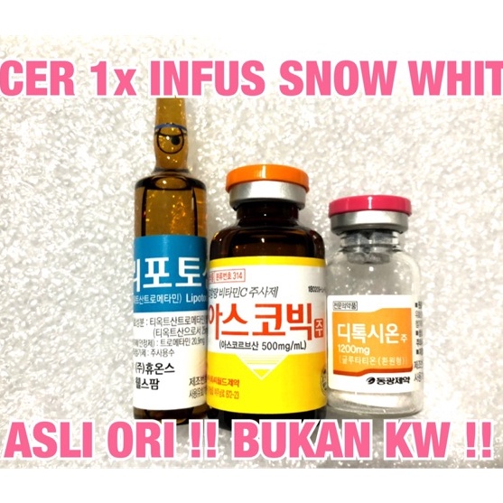 VPBR8989 TEBUS MURAH  ECER SNOW WHITE PREMIUM set whitening putih pemutih original korea best seller infus suntik