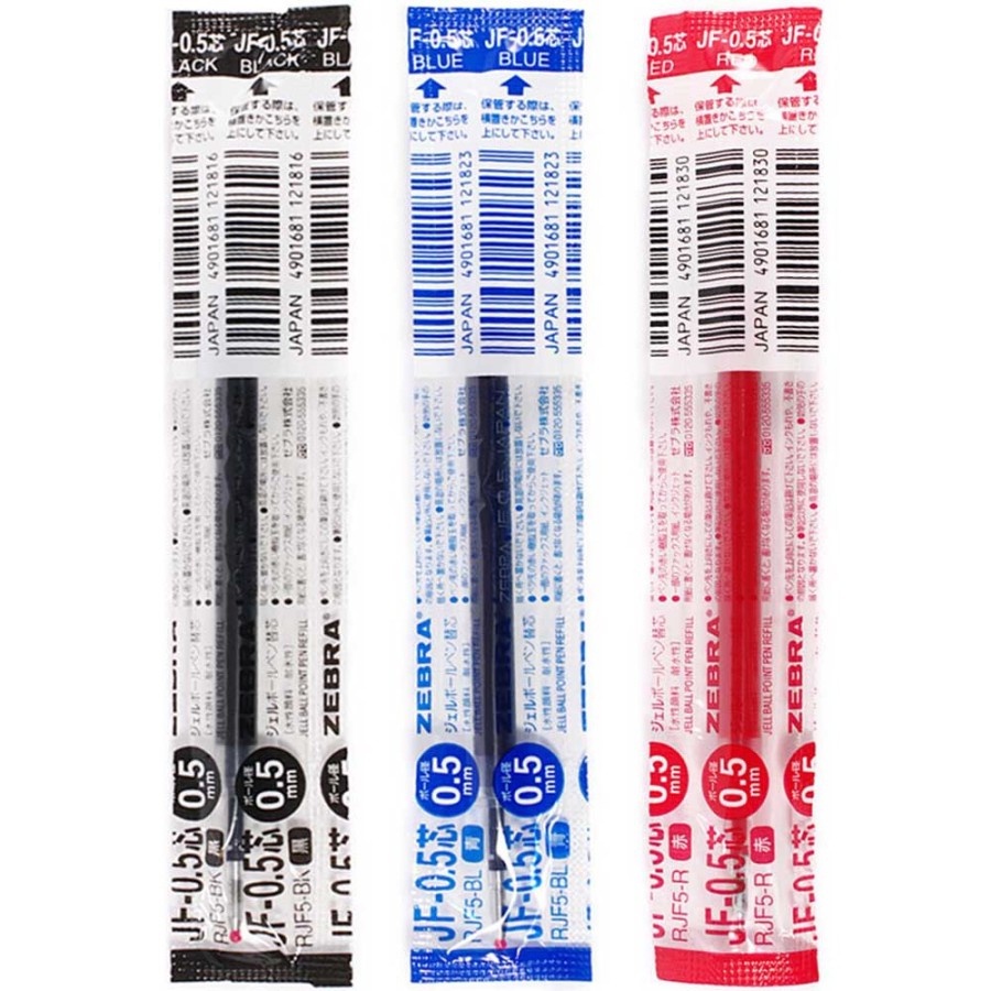 

Zebra JF-Refill Hitam / Biru / Merah - 1 Pcs ( IRRA STORE )