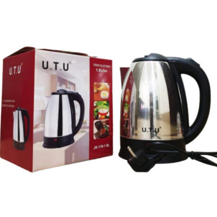 -ECS Teko Listrik UTU 1.8 Liter/Ceret Listrik UTU 1.8 Liter m Produk Terkini €.