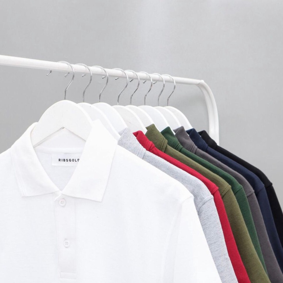 MURAH MERIAH!. RIBSGOLD / Kaos Polo Ribsgold / Polo Shirt / Kaos Kerah