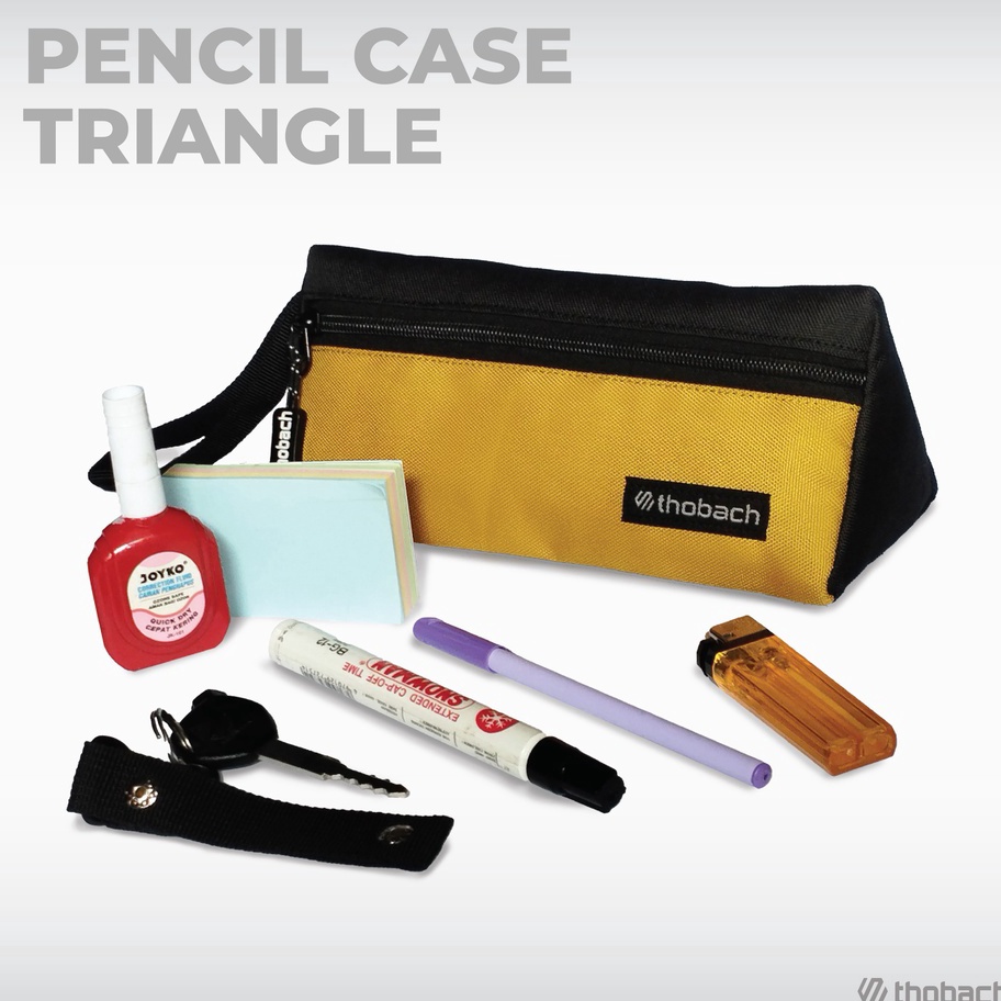 

GSPH5539 [PROMO SALE!!!] PENCIL CASE TRIANGLE PRIA WANITA TEMPAT ATK THOBACH