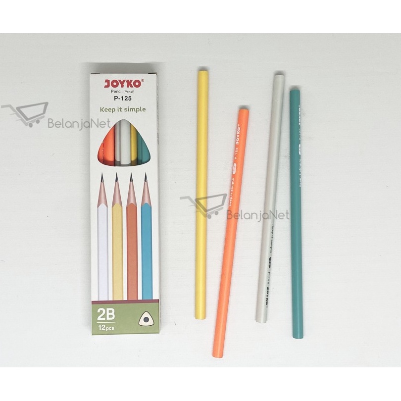 

KTTK8890 11.11 Pensil | Pencil Joyko P-125 2B Triangular | Segitiga [1 LUSIN]