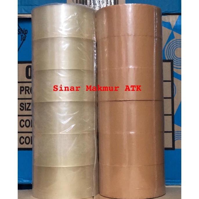 

Sale Lakban Daimaru 2" Bening/ Coklat