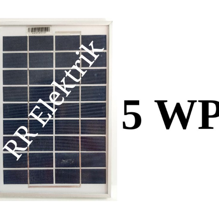 ` Solar Panel Solar Cell Panel Surya 5wp Poly 5 Wp Polycrystalline p Produk Premium ツ.