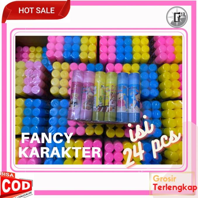 

6,6 Lem Glue Stick Fancy Karakter 10 Grm Non Toxic Per Pack