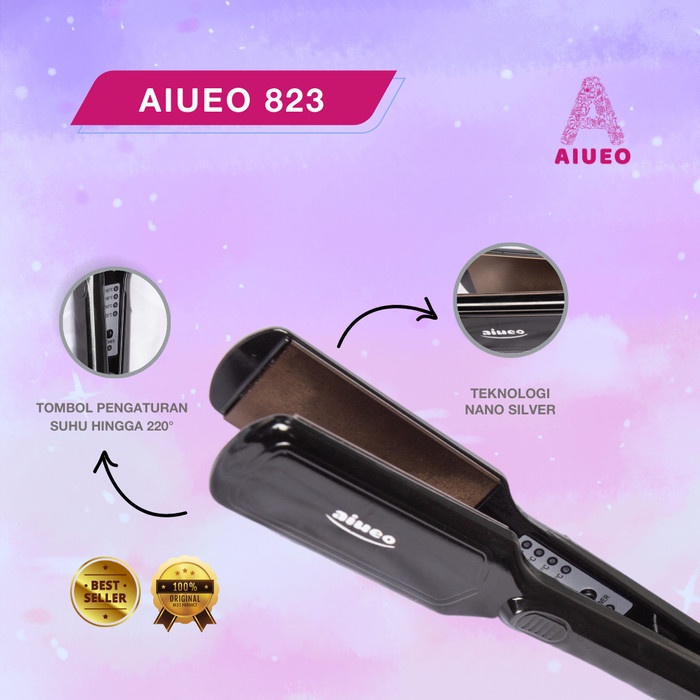 AIUEO CATOKAN RAMBUT 823 CURLY STRAIGHT LURUS KERITING CATOKAN SISIR