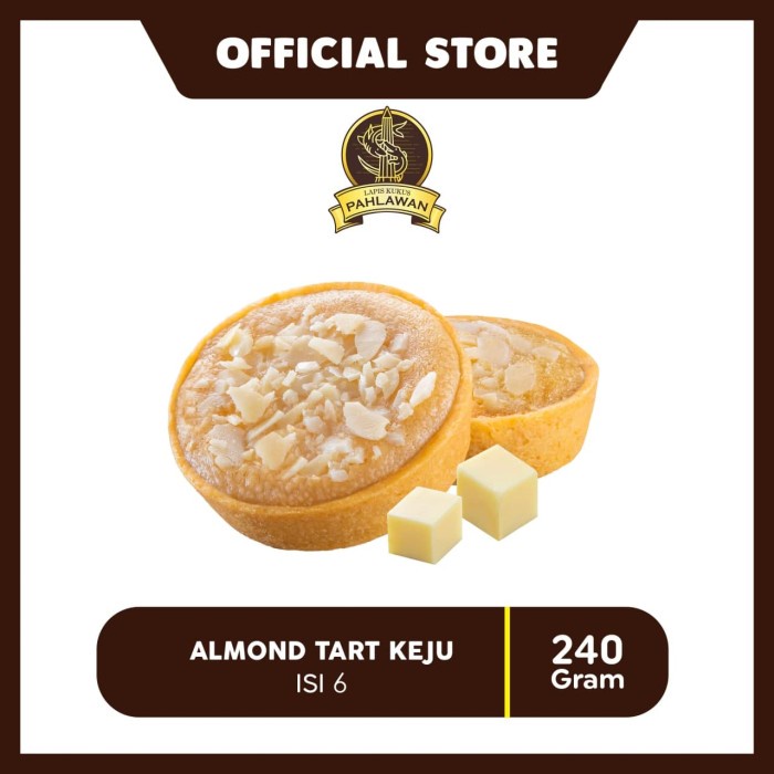 

Baru Almond Tart Keju - 6 Pcs