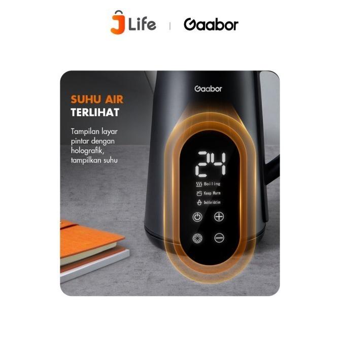 Terbaru  Jlife - Gaabor Kettle Electric / Pemanas Air Digital 1.6L Belwinaa