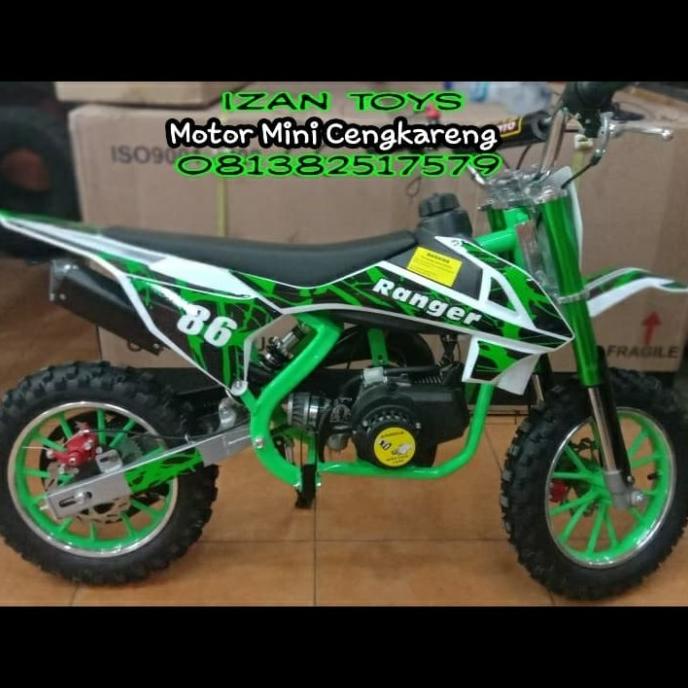 Motor Mini Trail Ranger 50Cc-Motor Mini Cros-Motoran Anak-Hadiah Sunat Original