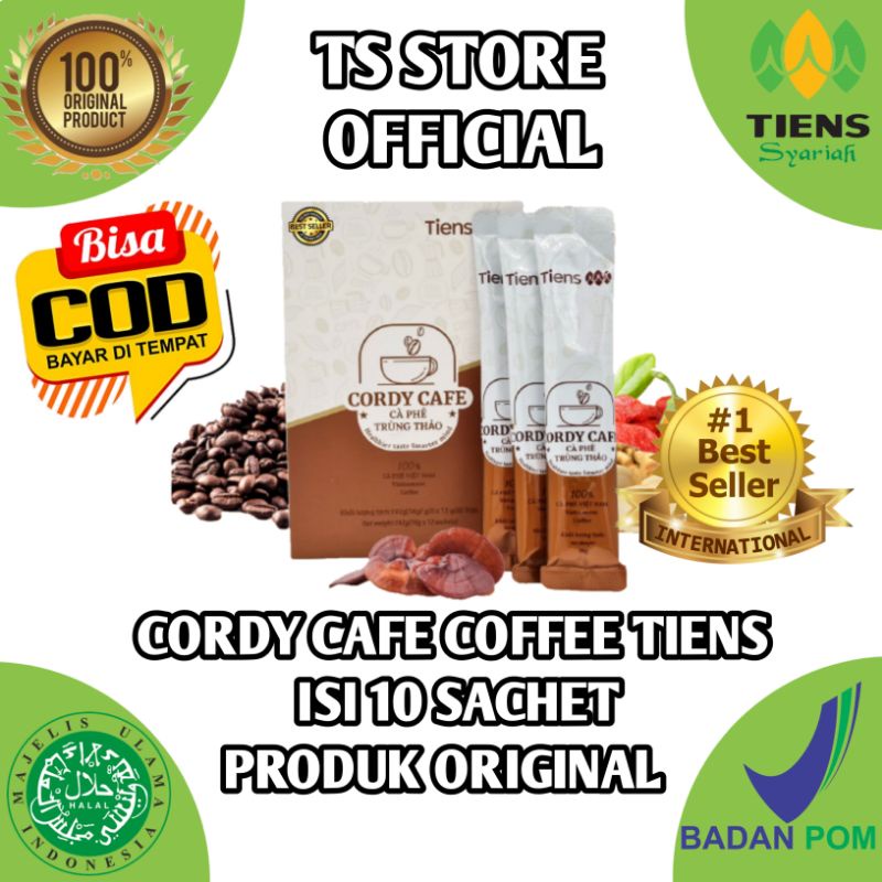 

CORDY CAFE COFFEE TIENS 1 BOX ISI 10 SACHET PRODUK ORIGINAL