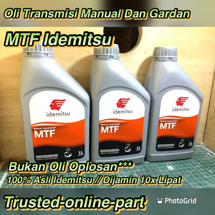 Oli Transmisi Manual Idemitsu 1Liter MTF 100% Asli Idemitsu best buy