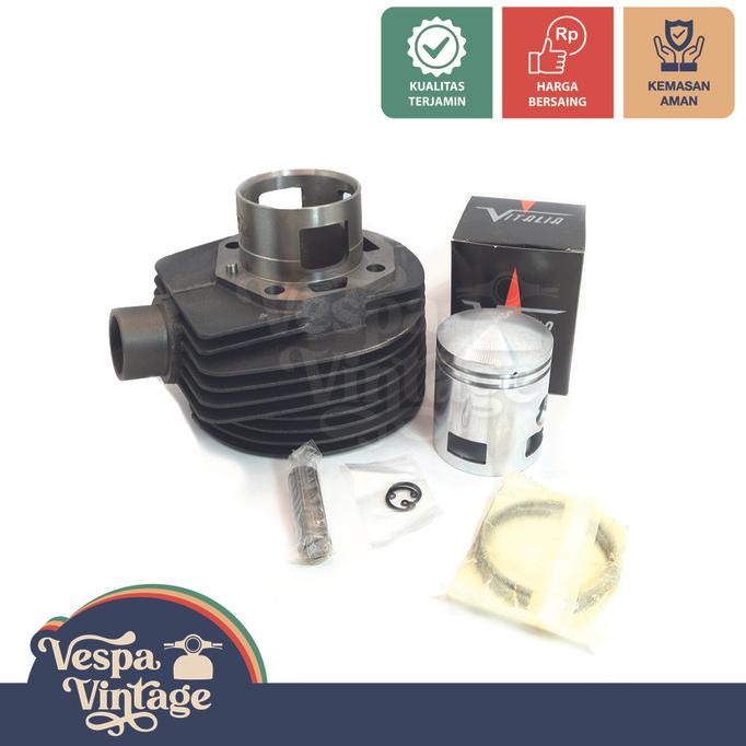 SALE Silinder Cyilinder Blok PX Set Piston Seher Std Vespa Vitalia Termurah