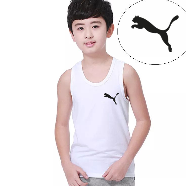 Code8p3Od Singlet Anak Unisex Jaguar Kaos Dalam Anak Cowok/Cewek Tanktop Anak Usia 2-10 Tahun