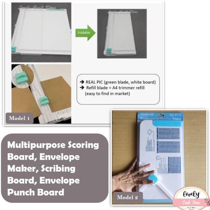 

Score/Scoring Board Pemberi Lipatan scrapbooking 20cm #OCT023