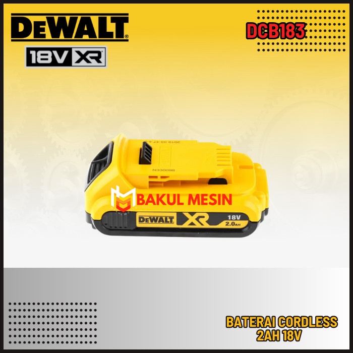 Dewalt Dcb183 Baterai Baterry For Cordless Dewalt 18V 2.0Ah