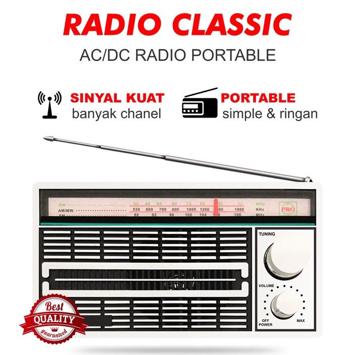 12.12 Promo Brand Radio International F-4250 / F-100 / MITSUYAMA F-18 5Band Radio Model Jadul Big So
