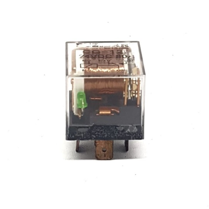 relay transparant 24v kaki 5 heniheni