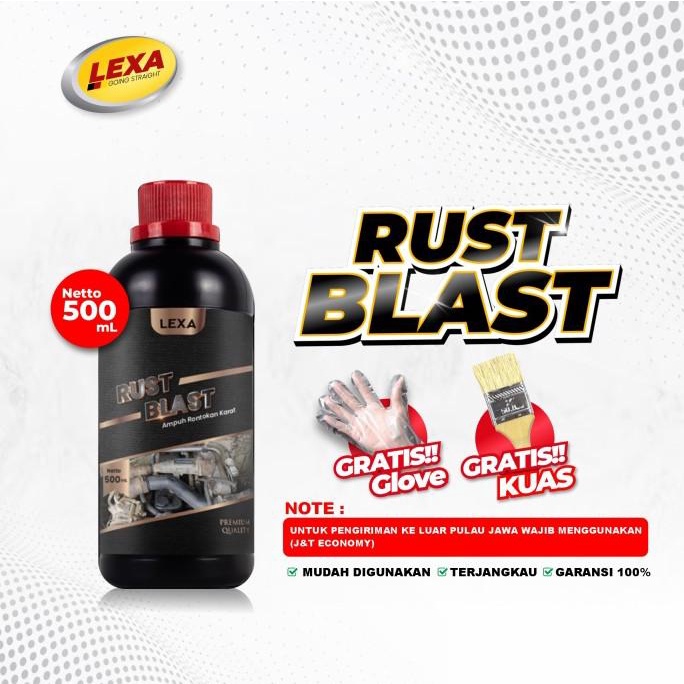 RUST BLAST Pembersih kerak mesin motor mobil RUST REMOVER