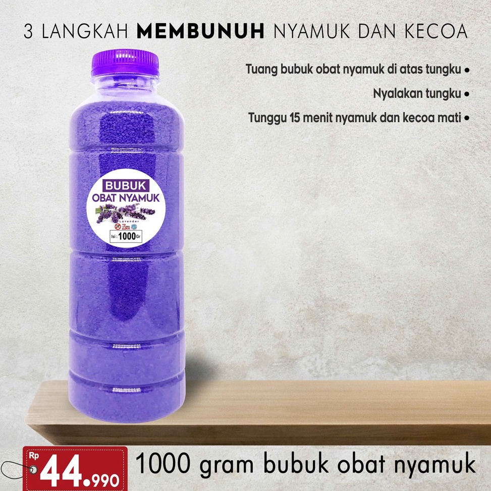 BIG SALE OBAT NYAMUK  1 BOTOL BUBUK 1 KG / ANTI NYAMUK / PASIR MAGIC / PASIR AJAIB / BUBUK NYAMUK AM