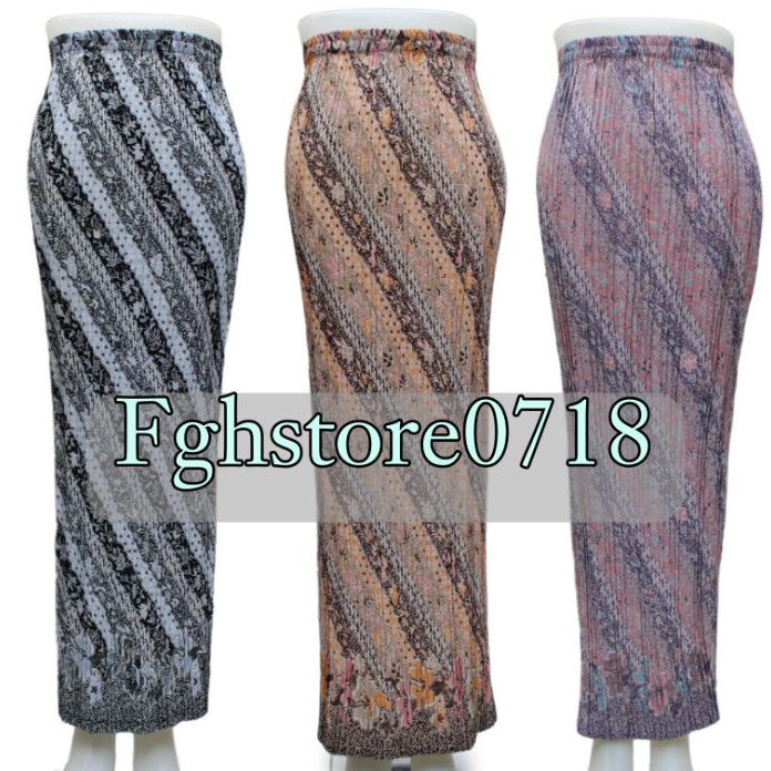 ✤Segera Dapatkan✤ Kain Kebaya Plisket | Rok Kebaya | Kain Batik Brokat Bawahan Kebaya
