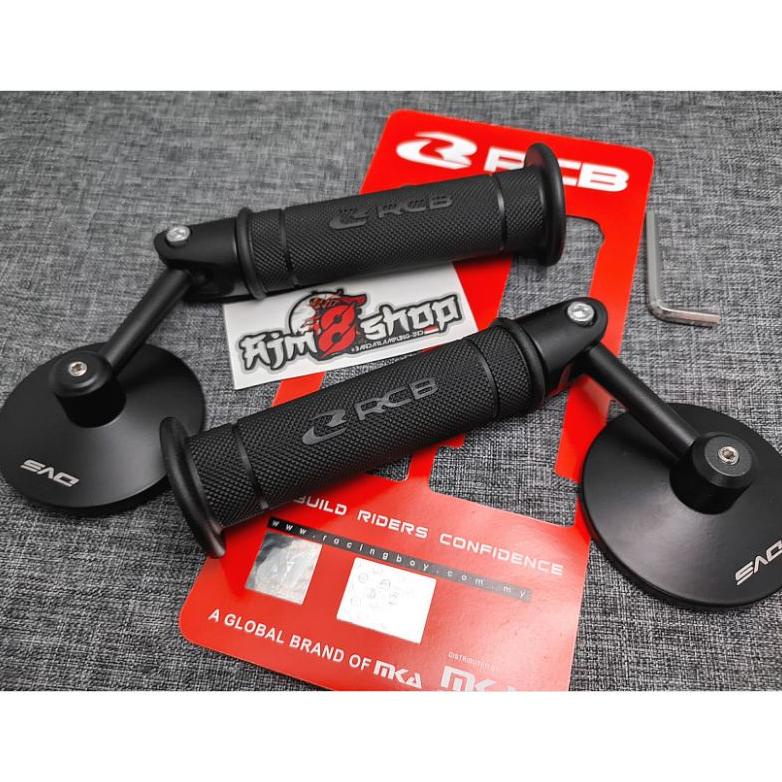 Kekinian RCB Spion Jalu Bulat Plus Handgrip RCB RACING BOY HG55 Original Universal Motor scoopy nmax