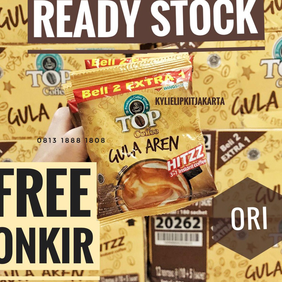 

Terkini [1 RENCENG SI 15 SACHET] Top Kopi GULA AREN Coffee Instant 3 in 1 Top Coffee Susu Gula Aren 22 gr Wings Food PROMO MURAH Top Kopi Susu 3in1 Top Coffee Gula Aren 22gr Renteng