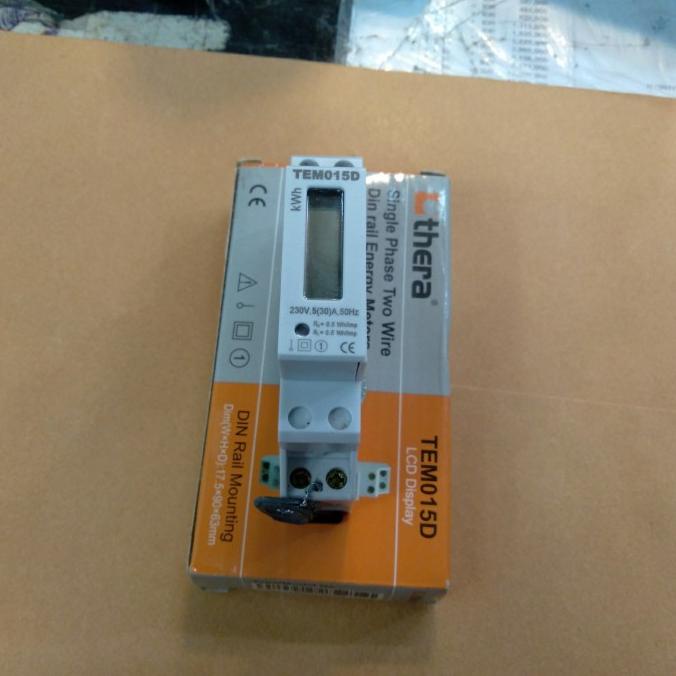 kwh meter temo 15 digital 1 phase merk thera