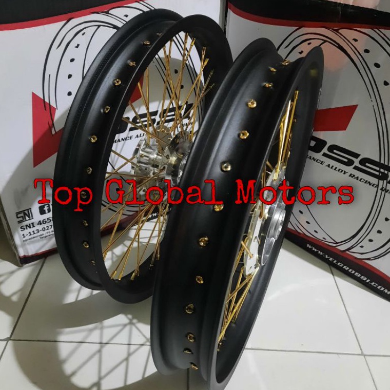 Recomended.. Velg Jari jari RX King Ring 17 / Ring 18 Tapak Lebar Depan Belakang