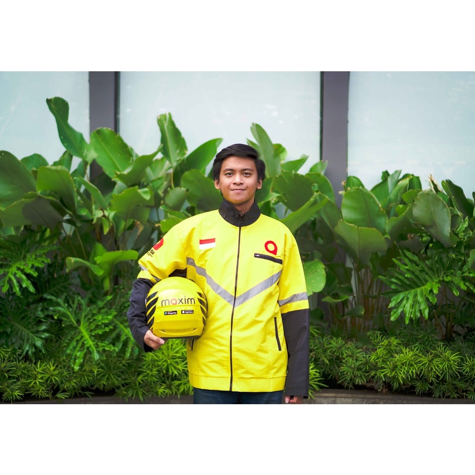 Sale.. MAXIM - Helm dan Jaket (Maxim - Transportasi Online)