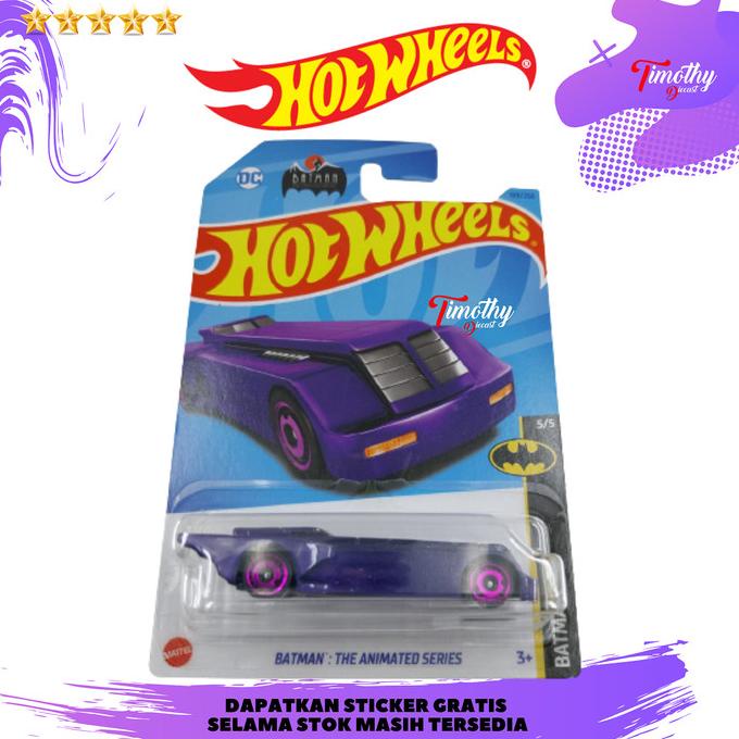 Hot Wheels Batman Batmobile The Animated DC Series Ungu