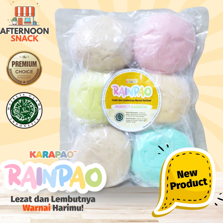 

ｼ XI 2867 RAINPAO Bakpao Frozen Non Karakter dari Karapao Cemilan Jajanan Hits Murah untuk Keluarga Isi 6 Bakpao Terlaku.../ ➳