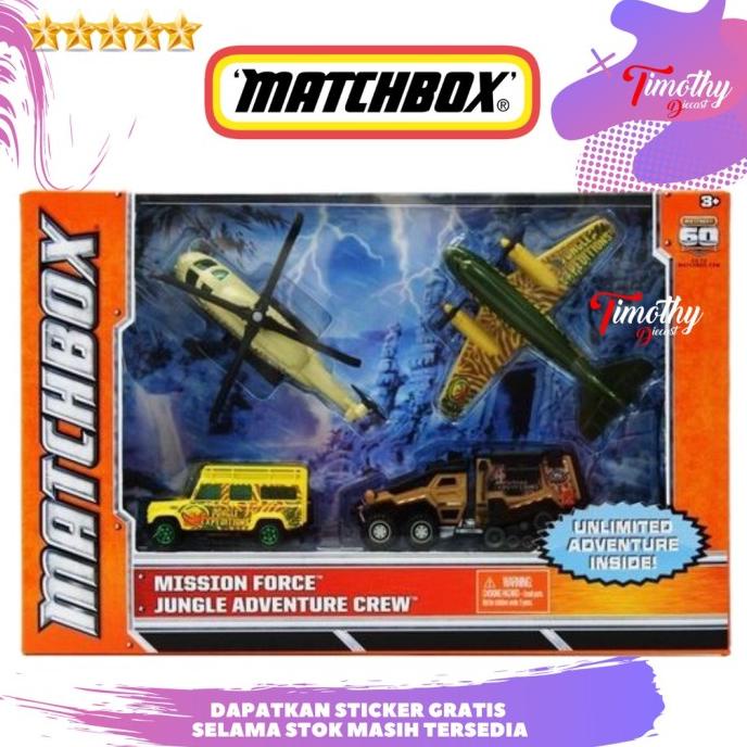 Giftpack Matchbox Mission Force Jungle Adventure Crew
