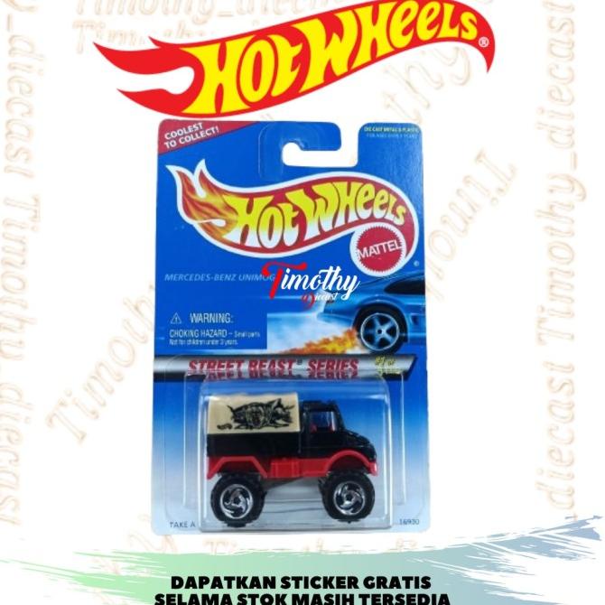 Hot Wheels Mercedez Benz Unimog Hitam Box Tanpo Tiger Edisi Kolektor