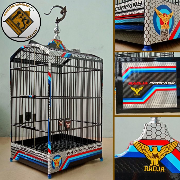 SANGKAR/KANDANG KOTAK RADJA DECAL COMPANY NEW Uk. 1 2