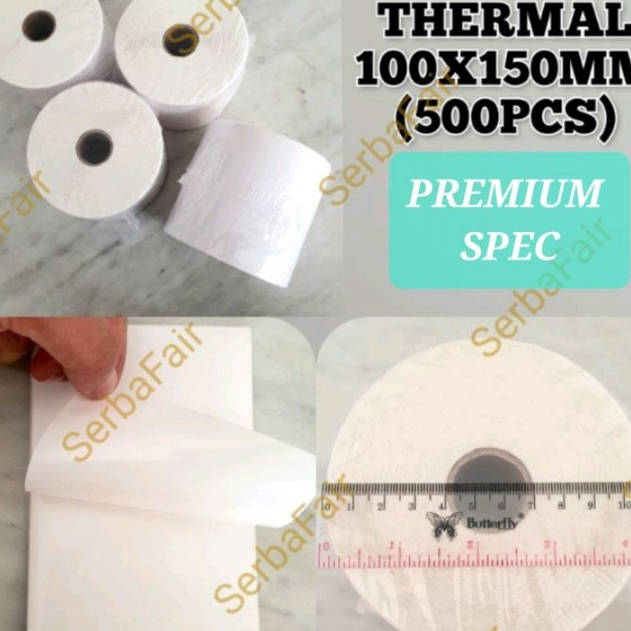 

♪ III 10976 Label Barcode 100 x 150 Kertas Sticker Thermal Resi 100x150MM WINSTAR PREMIUM SPEC Dijamin Ori>/ ♥