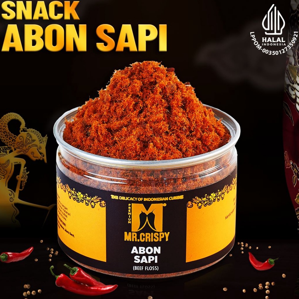 

Kualitas Premium.. Abon Sapi/Abon Ayam/Abon Ikan Super Mr.Crispy VF0
