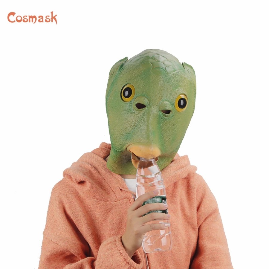 Tog Alien Halloween, Mask Vogue Halloween, Tog Tiktok Ikan
