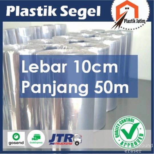 

PLASTIK SEGEL Uk. 10CM x 50M - Plastik Heat Shrink/Plastik Menciut