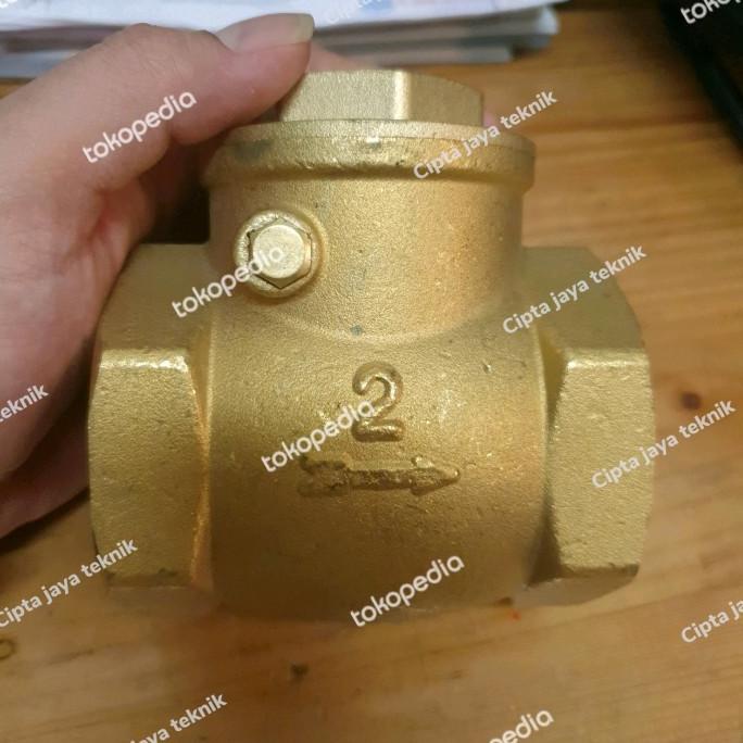 Swing Check Valve Kuningan / Klep Tabok 2 (Inch) Pn16