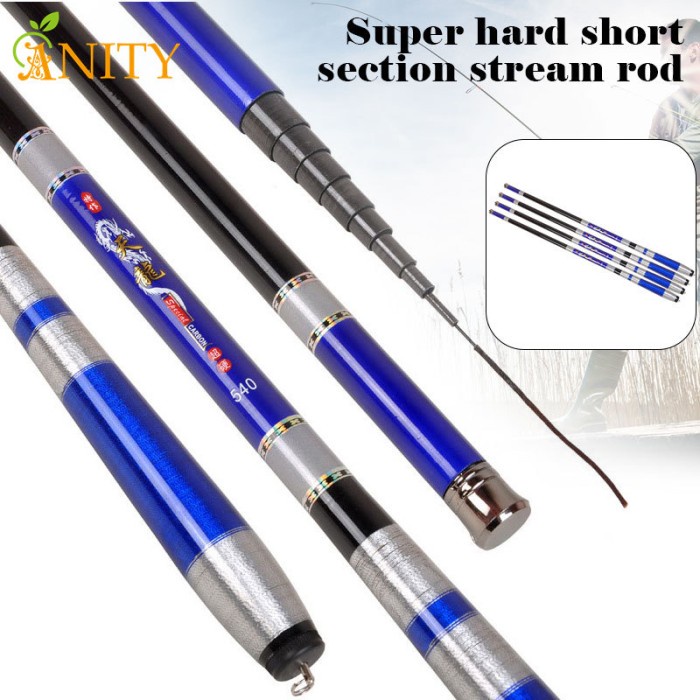 DISKON SPESIAL ANITY 3.6/4.5/5.4/6.3M TELESCOPIC CARBON FISHING ROD SUPER HARD ULTRA TERBARU