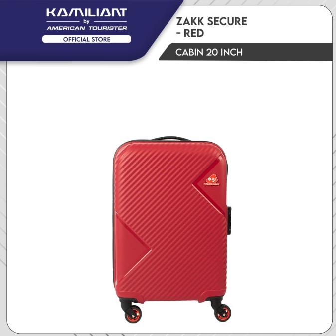Kamiliant by American Tourister Zakk Secure Koper Cabin 20inch - Red