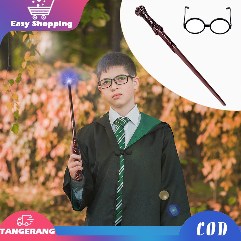 TOP SALE Tongkat Harry Potter/Replika Wand Dengan Lampu/Harry Potter Magic Wand/Tongkat Sihir Replik