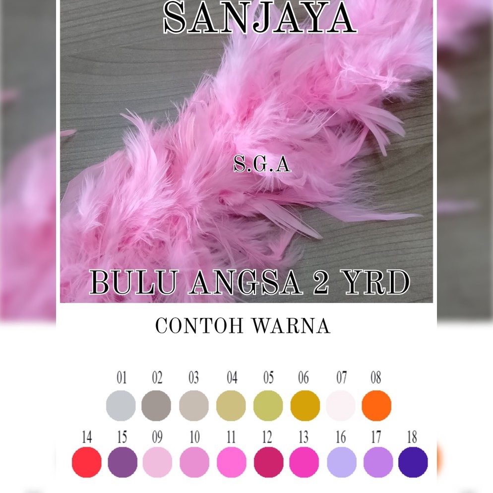 TERPERCAYA. HIASAN BULU ANGSA / BULU ANGSA JAHIT / AKSESORIS BULU ANGSA WARNA WARNI / MISC BULU ANGS