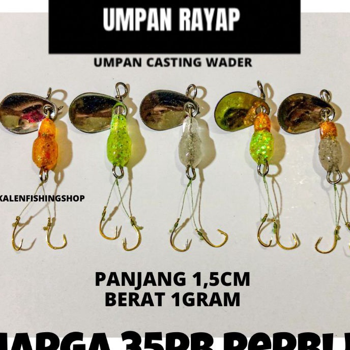 FLASH SALE UMPAN RAYAP KALEN / UMPAN CASTING WADER murah